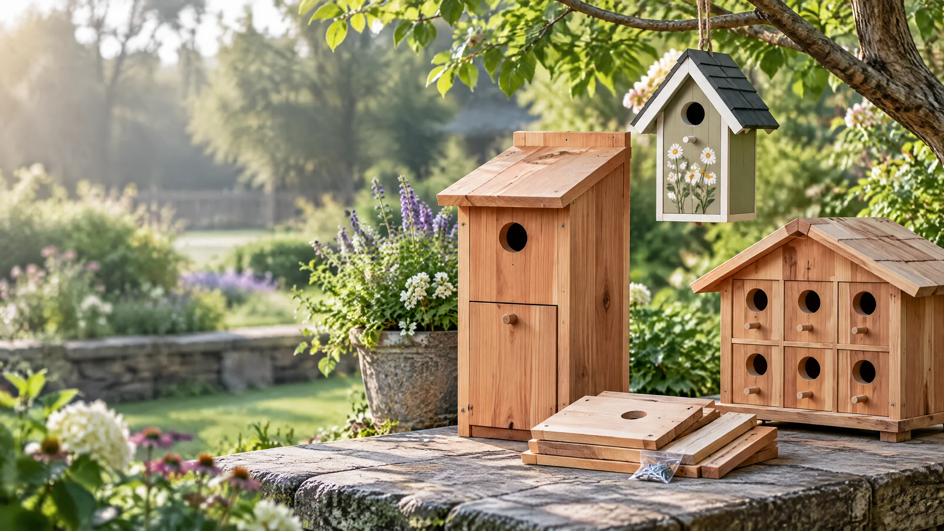 Unbranded custom wooden bird houses