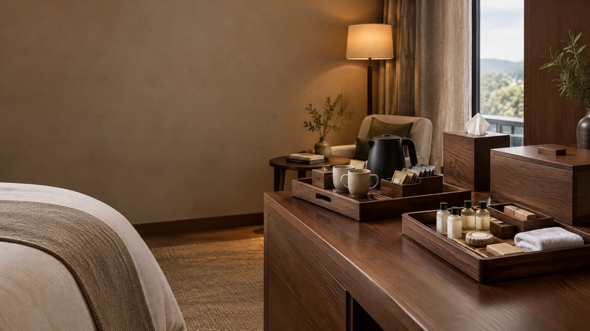 Unbranded custom hotel amenity trays