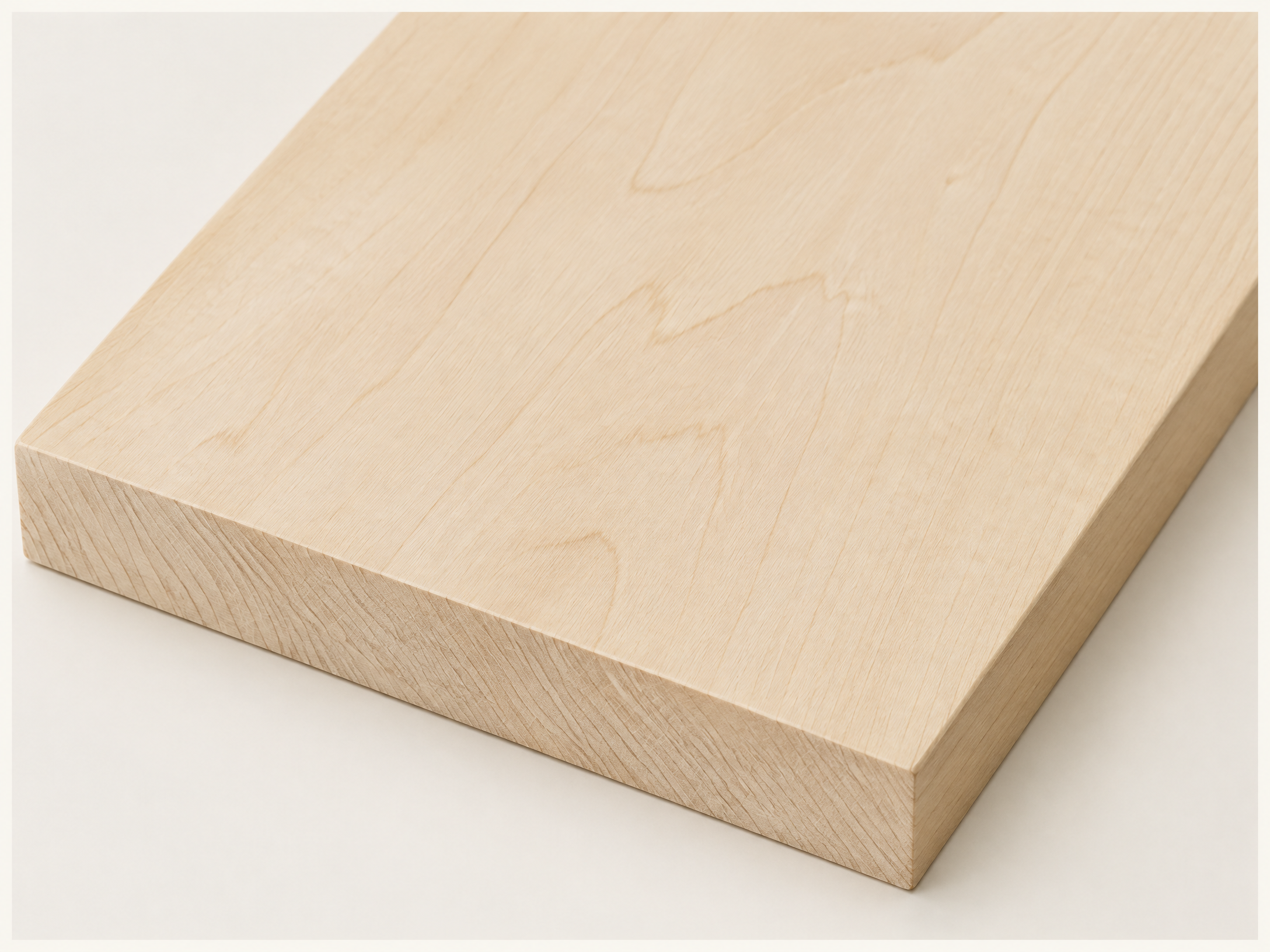 Solid Maple material reference for a custom jewelry box