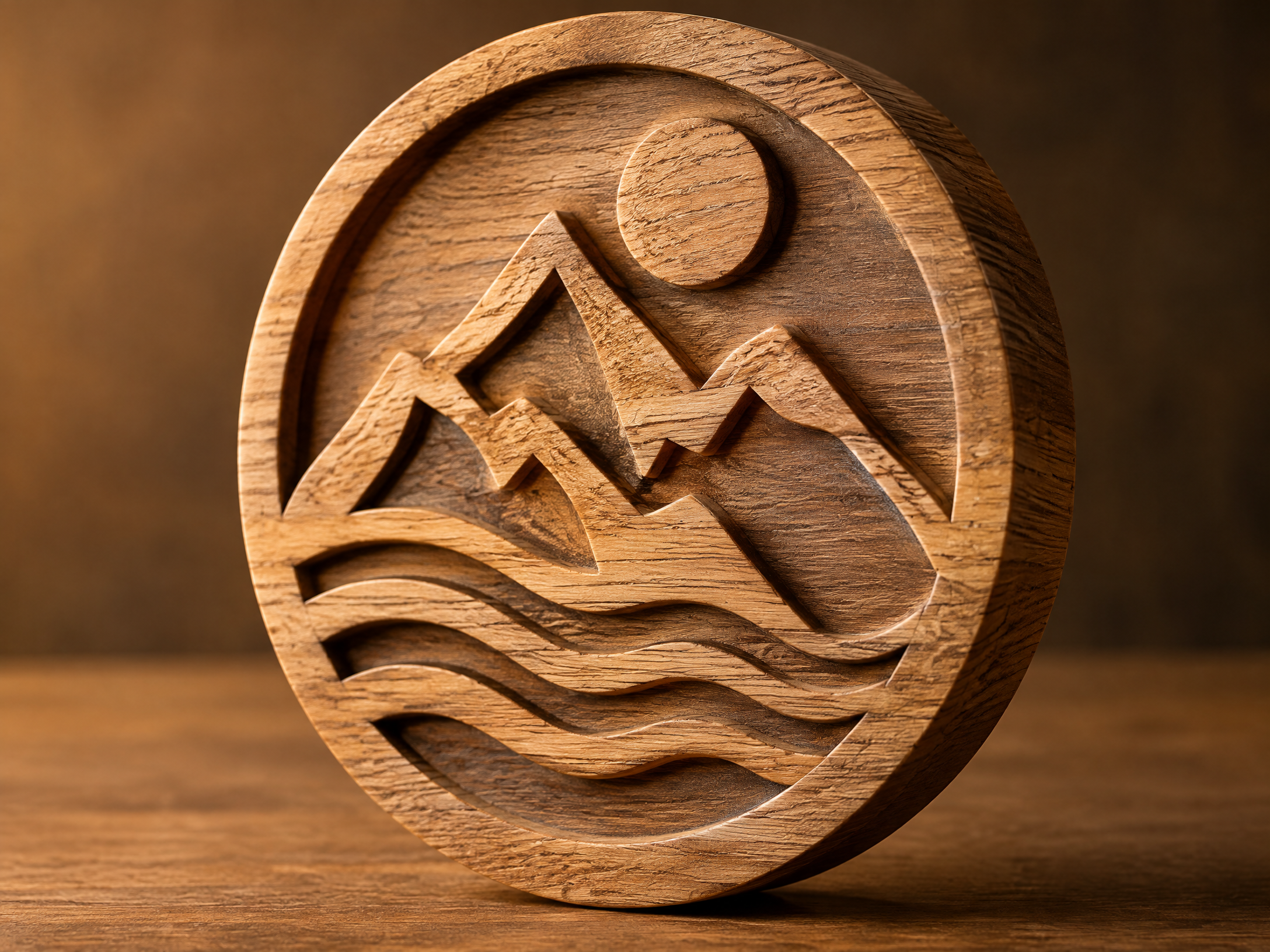 CNC Relief on a custom wood trophy