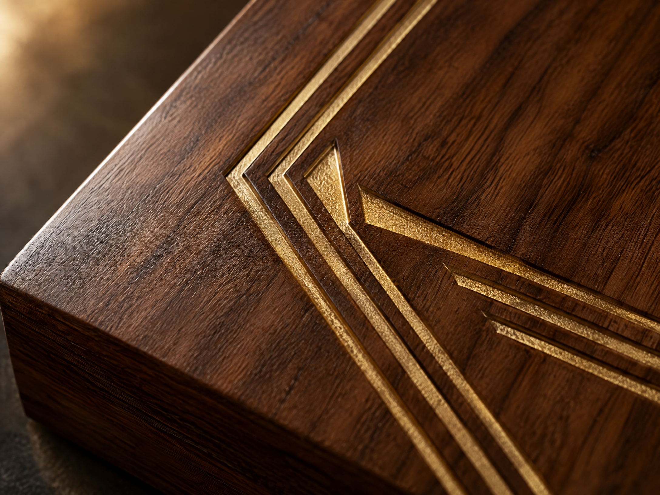 Gold Fill on a custom wood trophy