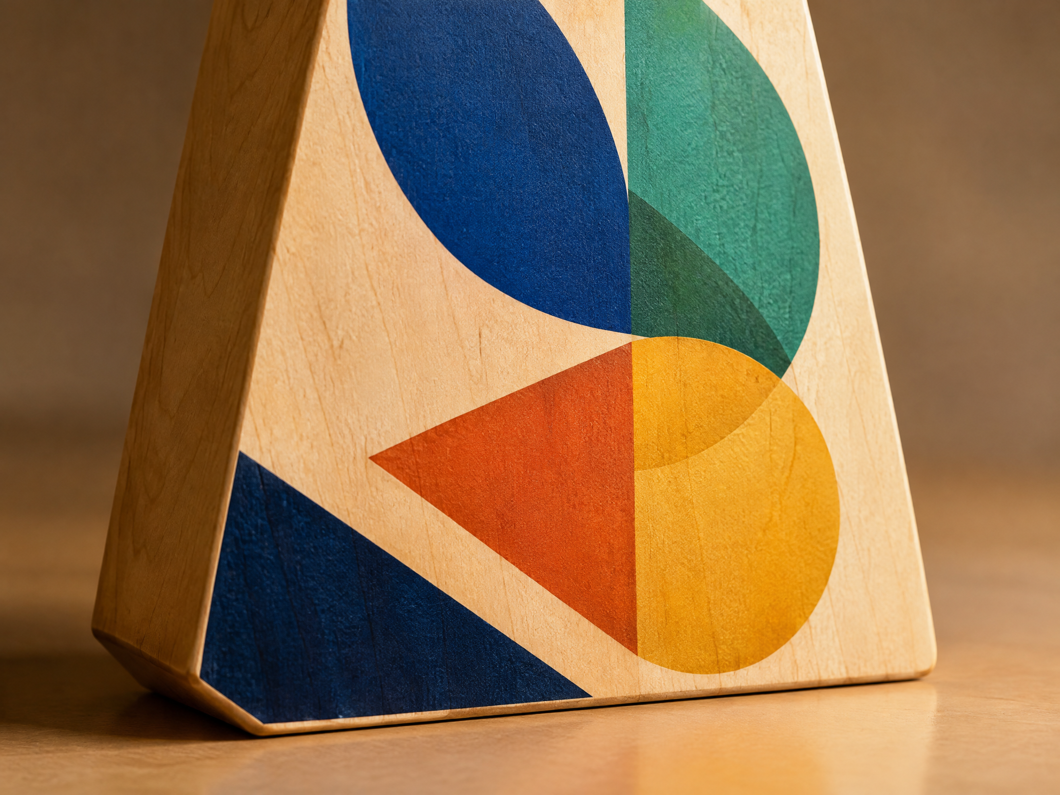 UV Print on a custom wood trophy