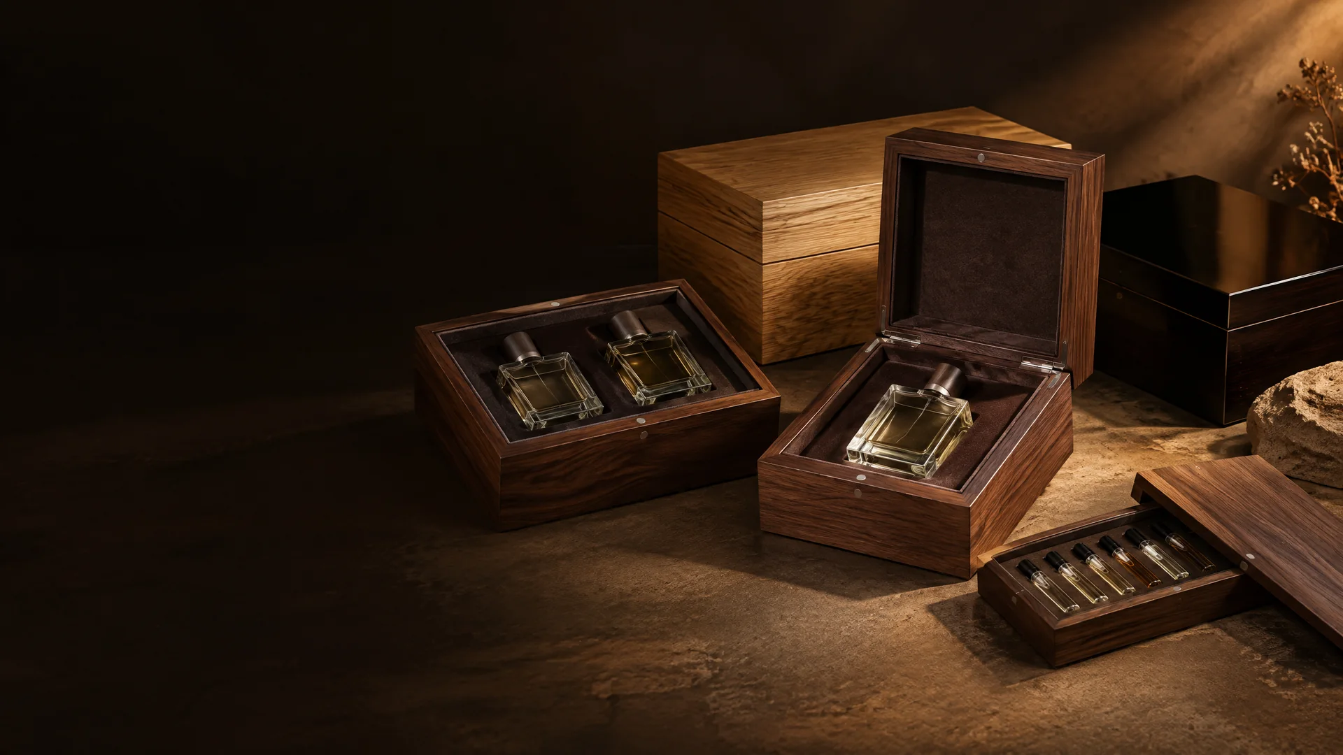 Unbranded custom wood perfume boxes