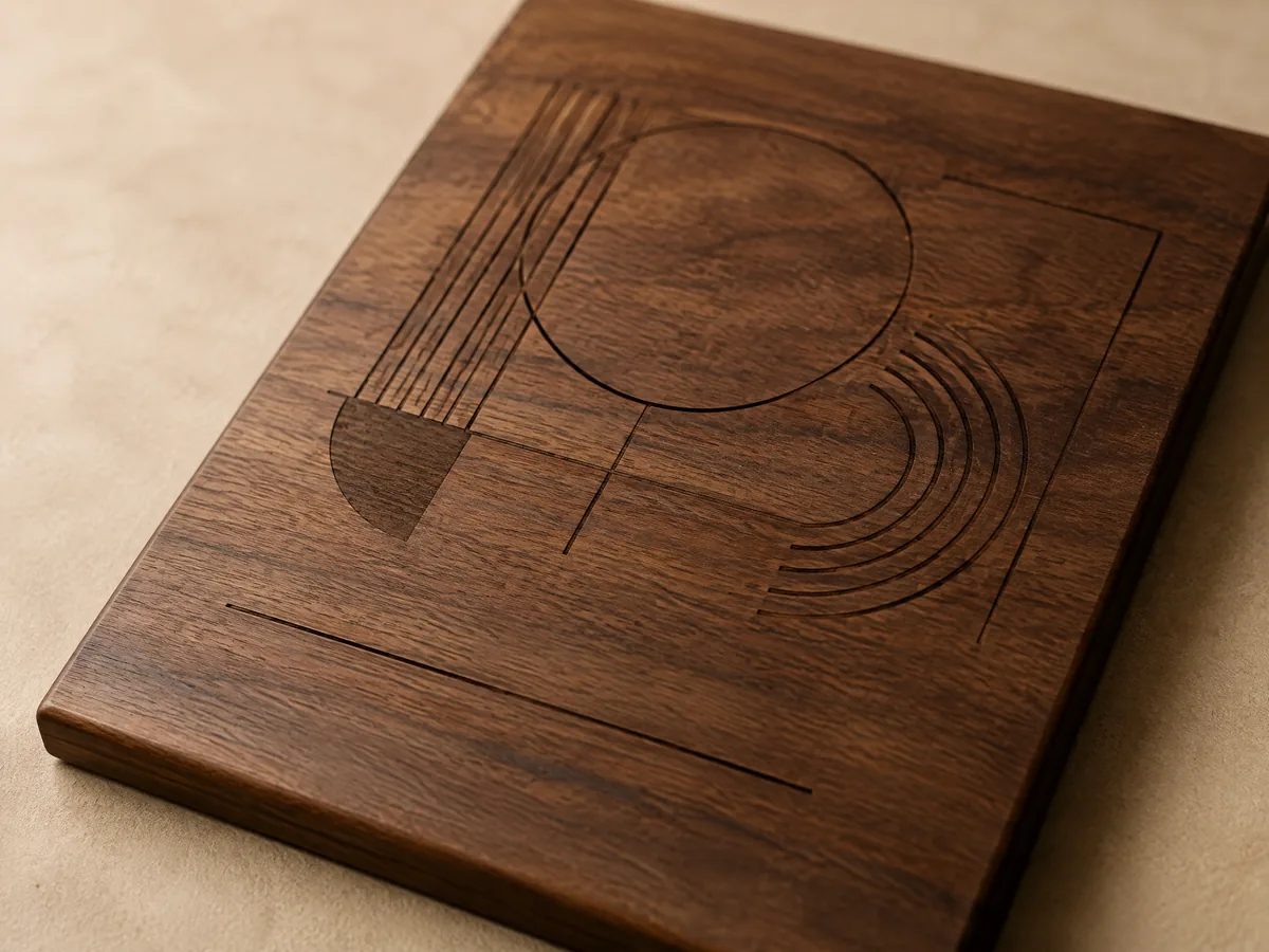 Laser Engraving on a custom wood plaque