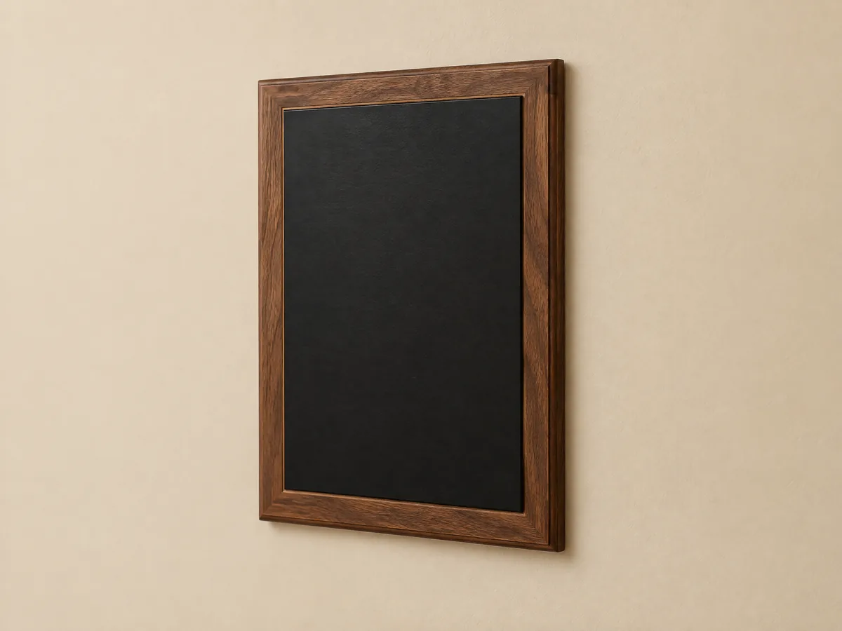 Rectangle flat wall-mounted custom wood plaque form
