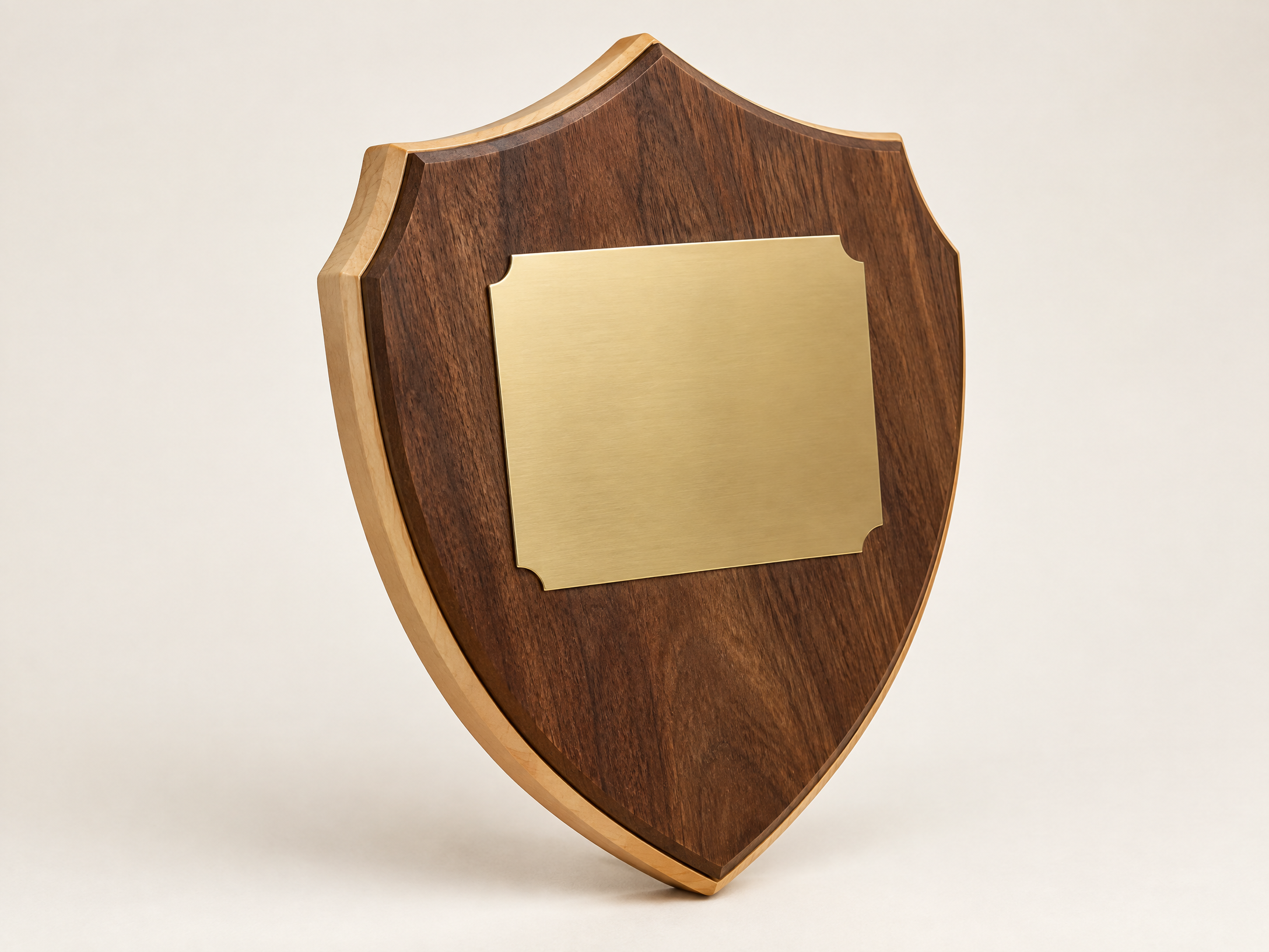 Shield wood trophy form
